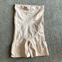 Jockey Shape Wear High Waist Shorts Washed- Never Worn Size Medium Color Is Light Tan From A Smoke Free Household Beige Shaping Shapewear For Loungewear, Beige Shapewear Bottoms For Summer, Summer Beige Shapewear Bottoms, Shaping Beige Bottoms For Loungewear, Beige Shaping Bottoms For Loungewear, Slim Shapewear, Shape Wear, High Waist Shorts, White Halter Maxi Dress