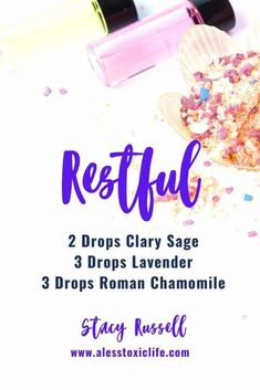 Doterra Clary Calm Recipe, Clary Sage Oil Benefits, Young Living Clary Sage, Diy Massage Oil, Massage Oil Blends, Nail Serum, Roller Bottle Blends