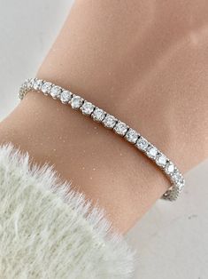 TENNIS BRACALET Luxury Everyday Jewelry With Lab Grown Diamonds, Everyday Luxury Lab Grown Diamond Jewelry, Environmental Concerns, Diamond Tennis Bracelet, Tennis Necklace, Tennis Bracelet Diamond, Lab Created Diamonds, Tennis Bracelet, White Gold Diamonds