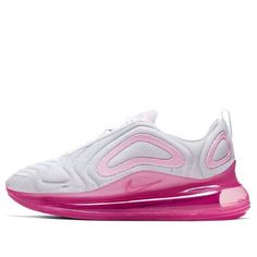 (WMNS) Nike Air Max 720 'Pink Rise' AR9293-103 (SNKR/Women's) Nike Pink Running Shoes With Air Max Cushioning, Pink Sneakers With Air Cushioning, Nike Airmax 720, Air Max 720, Women's Basketball, Cute Nike Shoes, Air Max Women, Cute Nikes, Womens Basketball