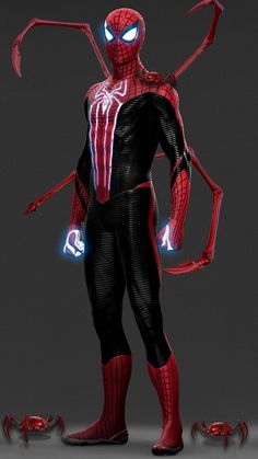 the amazing spider - man concept art by mark mcreason for disney's upcoming animated film