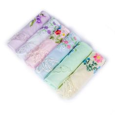 PRICES MAY VARY. Included 6 X Embroidery Ladies' Handkerchiefs+1× Gift Box Material: 100% cotton;Size: 28cm*28cm Packed In Gift Box- Each set of 6 premium handkerchiefs comes with a Gift Box.A perfect christmas gift choice to your friends or family members. Excellent quality:Made from the finest quality premium cotton Note:Once washed and dried, soft and absorbent .So Wash itr before using. cotton Floral Embroidered Handkerchiefs For Spring Gift, Spring Gift Handkerchiefs With Floral Embroidery, Spring Handkerchiefs With Floral Embroidery As Gift, Spring Floral Embroidery Handkerchiefs As Gift, Summer Embroidered Cotton Handkerchiefs, Summer Cotton Embroidered Handkerchiefs, Spring Cotton Handkerchiefs With Floral Embroidery, Pink Embroidered Cotton Handkerchiefs, Handkerchief Embroidery