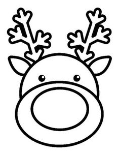 a reindeer's head with antlers on it