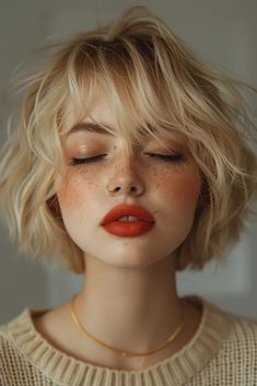 87fc4b69b9ce76ba69aefa53452026c5.webp (683×1024) Beauty Poses Head Shots, Face Reference 3/4, Platinum Blonde Bob, 얼굴 드로잉, Cool People, Hair Inspiration Short, Hairstyles Women, Peinados Fáciles Para Cabello Corto, Haircut And Color