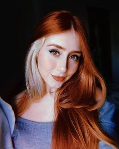 Ginger Hair Color, Hair Streaks, Hair Inspiration Color, Orange Hair, Hair Inspo Color, Grunge Hair, Ginger Hair, Brown Hair Colors