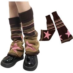 PRICES MAY VARY. ❤ 【High Quality Material】Womens knit winter kawaii winter leg warmers, leg warmers for women 80s, made of high-quality cotton and polyester, Soft and skin friend knit fabric, with great stretch. ❤【Warmer Long Socks】Over the Calf, Knee high stockings for women, knitted leg warmers for girls, e girls harajuku long socks, punk clothes, striped gothic socks , knitwear warm winter socks, make you warm in cold days. ❤ 【80s Y2K Design】This knitted leg warmers suitable for cosplay, dati Y2k Leg Warmers, Gothic Socks, Winter Leg Warmers, Warmer Socks, Winter Kawaii, Warm Winter Socks, Kawaii Winter, Knit Y2k, Stockings For Women