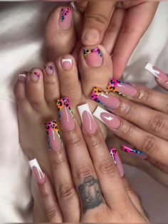 Square Press On Nails, Business Nails, Acrylic Toe Nails, Ombre Nails Glitter, Square Nail Designs, Leopard Print Nails, French Acrylic Nails, Nails Square, Acrylic Nails Coffin Pink