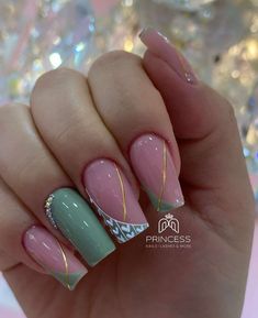 Aqua Nails, Purple Acrylic Nails, Super Cute Nails, Cute Simple Nails, Girly Acrylic Nails, Pretty Gel Nails, Nail Art Designs Videos