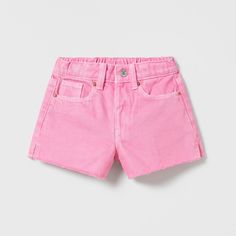 Nwt Never Worn. Zara Kids Pink Cut-Off Shorts. High Waisted. Color Of Actual Item Photos Is Most Accurate (Web Photo Color Looks A Little Light). Pink Denim Shorts, Shorts High Waisted, Pink Denim, Web Photos, Zara Shorts, Denim Cutoff Shorts, Pink Jeans, Zara Kids, Jeans Kids