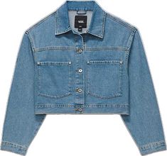 Denim Crop Jacket, Vans Store, Vans Logo, Action Sports, End Of Season Sale, Trucker Jacket, Crop Jacket, Bmx, New Shoes