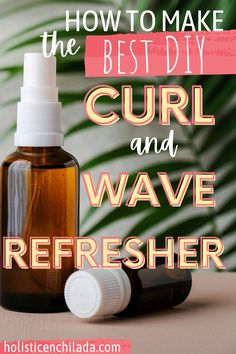 Refresh Curly Hair, Curl Refresher Spray, Wavy Hair Diy, Curly Hairstyles For School, Curl Types