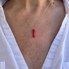 "A beautiful enamel charm necklace is the best way to add a unique, chic, and feminine touch to your look. This enamel cornicello lucky horn/chili pepper necklace design is hand-painted with, non-toxic enamel.  Cornicello is an Italian talisman to protect against the evil eye and bad luck. A beautiful piece to add to your personal collection or to give as a special gift. ❤ 𝗠𝗘𝗔𝗦𝗨𝗥𝗘𝗠𝗘𝗡𝗧𝗦 ❤ Pendants width:0.31''/ 8 mm. Pendants lenght: 0.78\"/2 c''m. Please choose your preferred length from the drop-down list. ❤ 𝗠𝗬 𝗦𝗧𝗢𝗥𝗘 ❤ For more pendant necklaces: https://etsy.me/3hhni0o Back to my shop: https://etsy.me/2ZBJCus ❤ 𝗔𝗕𝗢𝗨𝗧 𝗠𝗬 𝗟𝗜𝗧𝗧𝗟𝗘 𝗦𝗧𝗢𝗥𝗘 ❤ *If you have any questions or requests do not hesitate and write to me about what bothers you.* ♥ Thank you so much fo Cornicello Necklace, Pepper Necklace, Italian Horn Necklace, Italian Necklace, Horn Pendant Necklace, Italian Horn, Good Luck Necklace, Horn Necklace, Horn Pendant