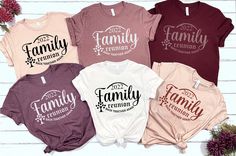 Family Gathering Shirts Design, Family Shirts Matching Photo Ideas, Family Day Tshirt Design Ideas, Family Tee Shirts Ideas, Family Reunion Tshirt Design, Reunion Tshirt Design, Family Reunion Tshirt, Family Reunion Tshirts, Family Reunion Shirts Designs