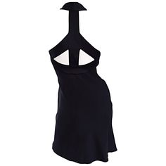 Incredible, rare and super iconic vintage 1990s MOSCHINO CHEAP & CHIC little black dress, with chic peace sign cut-out at the back! Flirty Babydoll fit that flatters many shapes and sizes. Cut-out peace sign with silk satin trim that extends around the bust line. POCKETS at each side of the waist. The perfect classic little black dress (LBD) with a chic quirky twist. Hidden zipper up the side with hook-and-eye closure. Great for day or evening. Perfect with flats or wedges for day, and heels or Black Bodycon Maxi Dress, Sign Dress, Moschino Fashion, Vintage Moschino, Chic Cocktail Dress, Cheap Cocktail Dresses, Rainbow Outfit, Moschino Cheap And Chic, Silk Chiffon Dress