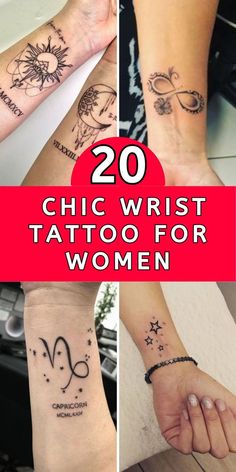 20 chic wrist tattoo designs for women