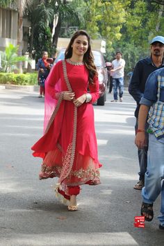 Tamanna Bhatia In Sabyasachi Mukherjee  (3) Red Churidar, Sabyasachi Mukherjee, Tamanna Bhatia, Bengal Tiger