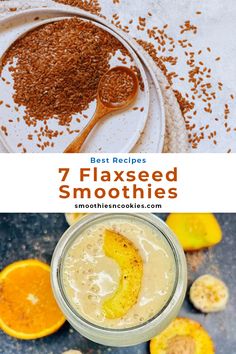 7 Flaxseed Smoothies [Best Recipes] Flaxseed Smoothie, Best Smoothies, Flax Seed Recipes, Smoothie Healthy, Best Fat Burning Foods, Good Smoothies, Flaxseed, Proper Nutrition, Healthy Nutrition