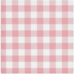 a pink and white checkered table cloth