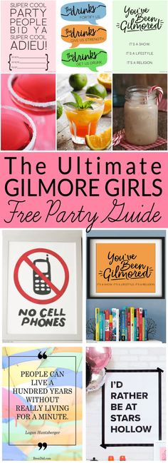 the ultimate guide to glimore girls free party printables for any occasion