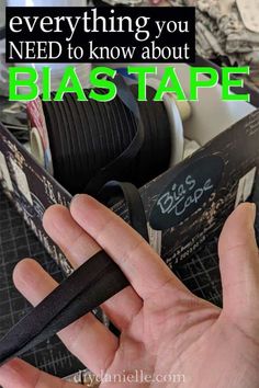 a hand holding a black tape with the words everything you need to know about blas tape