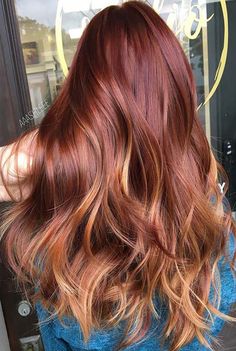 Red to Copper new hair color collection 2019 Unique Hair Color Ideas, Unique Hair Color, New Hair Color Trends, Hair Color Unique, Keyshia Cole, Hair Color Caramel, Gorgeous Hair Color, Colored Curly Hair, Caramel Hair