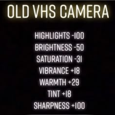 an old vhs camera sign showing the times