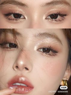 Mute Autumn Makeup, Angelic Makeup Look, Autumn Mute, No Make Up Make Up Look, Txt Concert, Tutorial Eyeliner, Ideas Uñas, Concert Makeup