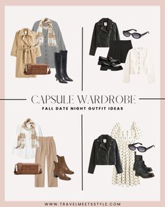 Travel light, Dress right: How to create the ultimate fall travel capsule wardrobe 2023 - Travel Meets Style Fall Date Night Outfit