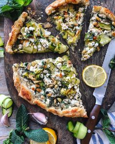 the pizza is cut into slices and ready to be eaten