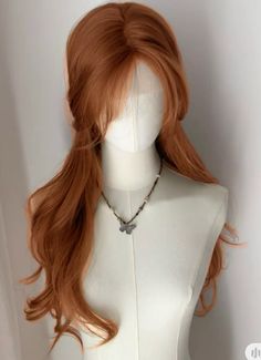 Hair Inspo For Gingers, Orange Tint Hair, Kpop Ginger Hair, Orange Auburn Hair, Orange Hair Tan Skin, Ginger Dyed Hair, Curly Copper Hair, Honey Ginger Hair Color, Ginger Hair Inspo