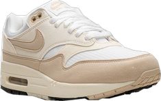 Nike Cream Sports Sneakers, Beige Air Max Cushioned Sneakers For Streetwear, Neutral Nike Air Max 90, Nude Nike Air Max, Nike Air Max 90 Oatmeal, Air Max 1, Air Max, Top Brands, Nike Air Max