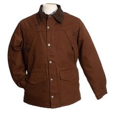 Wyoming Traders Men's Ranch Canvas Coat, RBL Yoke Design, Barn Coat, Cowgirl Look, Womens Cowgirl Boots, Coats For Men, Work Coat, Waist Coat, Faux Fur Blanket, Mens Cowboy Boots