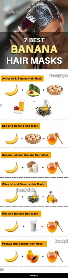 Banana Hair Mask For Growth, Best Homemade Hair Mask, Very Cute Hairstyles, Homemade Hair Mask Recipes, Banana Nutrition Facts, Olive Oil Hair Mask, Banana Mask, Banana Hair Mask, Natural Hair Remedies