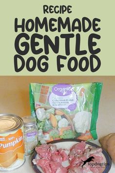 Gentle dog food recipe: Perfect for dogs with sensitive stomachs Cooker Dog, Senior Dog Food, Senior Dog Food Recipes, Grain Free Dog Food