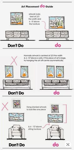 the instructions for how to decorate a living room