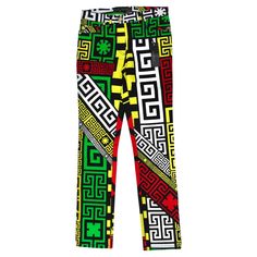 Everyone needs a pair of statement pants in their wardrobe! These Versace jeans speak for themselves. They are featured in a slightly stretch cotton, red, green, and yellow new #GREEK Puzzle print, button closure, skinny fit, and button closure. New with tags. Pair these with a black Alexander Wang bodysuit and some neon Yves Saint Laurent heels. Length: 40in Waist: 24in Hips: 37in Size: 40 Yves Saint Laurent Heels, Statement Pants, Print Jeans, Donatella Versace, Printed Jeans, Versace Jeans, Gianni Versace, Jeans For Sale, Alexander Wang