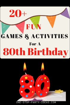 What better way to celebrate 80 than with an array of fun and exciting 80th birthday party games?  From nostalgic favorites to new twists on classic party games, there are plenty of options to keep the 80th birthday party lively and entertaining.  Let the games begin! 85th Birthday Party Games, 80th Birthday Activities, 80 Year Old Birthday Themes, Birthday Party For 80 Year Old Man, 90th Birthday Party Games, Games For 80th Birthday Party Fun