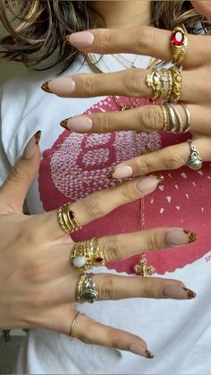 dumbphotoarchive on tiktok Rings Aesthetic, Y2k Accessories, Jewellery Rings, Rings Gold