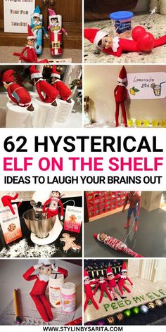 elf on the shelf ideas to laugh your brain out