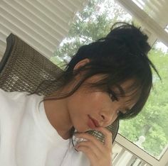 ριntєrєѕt: @αlrєadуtαkєnxσ♡ Bangs Haircut Ideas, Haircut Ideas Trendy, Framing Pieces, Bangs Haircut, Curly Full Lace Wig, Indian Remy Human Hair, Haircuts With Bangs