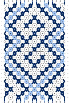 a blue and white pattern that looks like hexagonals with numbers on them