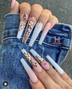 Custom Nails, Coffin Nails Long, Acrylic Nails Coffin Short, Pink Acrylic Nails