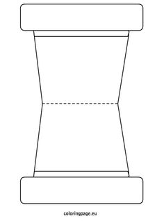 an image of a vase that has been cut out to be used as a coloring page