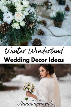 the winter wonderland wedding decor ideas