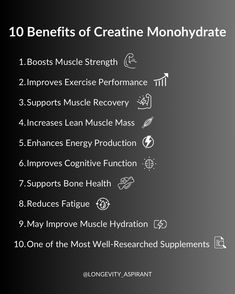 💪 10 Benefits of Creatine Monohydrate 🏋️‍♂️ Did you know creatine monohydrate is one of the most well-researched supplements out there? 📚 Studies consistently show it offers numerous benefits, from boosting muscle strength to improving cognitive function. Whether you’re an athlete, fitness enthusiast, or just looking to enhance your overall health, creatine can be a game-changer. 🙌 👉 Recommended daily dose: 3-5 grams for most people. Consistency is key to unlocking its full potential! 🔑 Ha... Creatine Monohydrate Benefits, Creatine For Women Benefits, Interesting Health Facts, Wellness Motivation, Consistency Is Key, Improve Cognitive Function