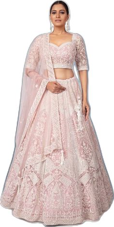 Elegant Semi-stitched Lehenga With Pearl Embroidery, Elegant Diwali Lehenga With Pearl Embroidery, Elegant Lehenga With Pearl Embroidery For Diwali, Elegant Pink Choli With Resham Embroidery, Elegant Pearl Embroidered Lehenga For Diwali, Elegant Pink Choli With Zari Work, Elegant Pink Gown With Intricate Embroidery, Elegant Pink Hand Embellished Traditional Wear, Elegant Hand Embellished Pink Traditional Wear