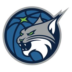 the logo for the basketball team, which has an angry cat on it's head