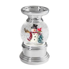 Tabletop Decor - Snowburst ?äó Christmas Snow Globe Candle Holder - Snowman Snow Globe Candle, Globe Candle Holder, Snowman Snow Globe, Classic Holiday Decor, Christmas Snow Globe, Seasonal Candles, Christmas Snow Globes, Christmas Snow, Best Candles