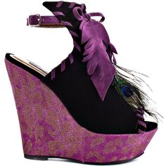 " Feathered Possibilitues " Feathered Sling Back Platform. Paisley Pastel Gold / Purple. Black Faux Suede , Braided Edges Purple Suede Leaf Purple Synthetic Sandals With Removable Insole, Purple Wedge Heel Sandals For Party, Purple Adjustable Sandals For Party, Purple Platform Sandals For Party, Purple Open Toe Synthetic Wedge Sandals, Purple Synthetic Wedge Heel Sandals, Purple Wedge Heel Sandals In Synthetic Material, Purple Platform Sandals With Ankle Strap, Fairy Shoes