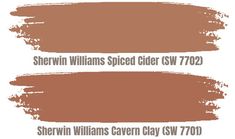 three different shades of brown, beige and white with the words sheryln williams bronda